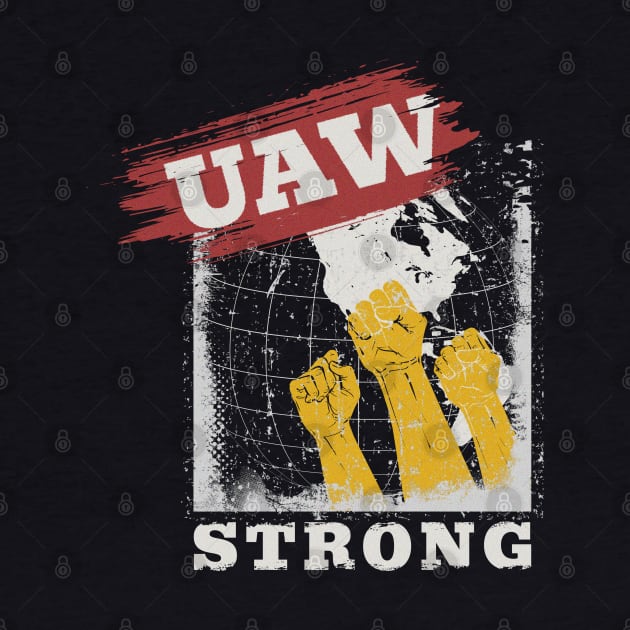 UAW Strong UAW Proud Union Pride UAW Laborer Worker by Mas To